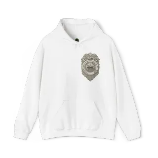 Hoodie 034 Front White